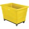 Global Industrial 20 Bushel Plastic Bulk Box Truck, Steel Chassis Base, Yellow, 50-2/5L x 34-3/5W x 35-3/5H 800316YL - alternate 1